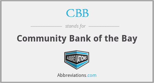 CBB - Community Bank of the Bay