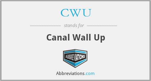 CWU - Canal Wall Up