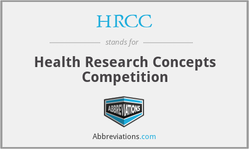HRCC - Health Research Concepts Competition