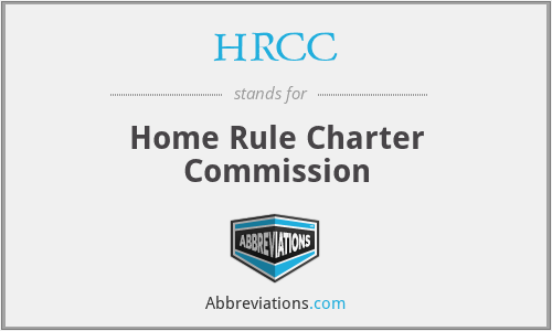 HRCC - Home Rule Charter Commission
