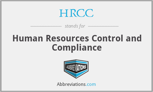 HRCC - Human Resources Control and Compliance