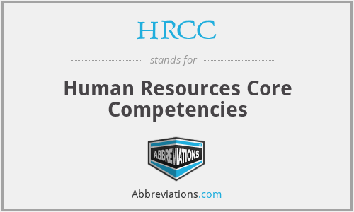 HRCC - Human Resources Core Competencies