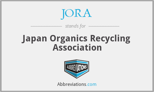 JORA - Japan Organics Recycling Association