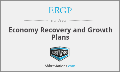 ERGP - Economy Recovery and Growth Plans