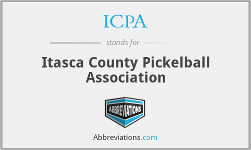 ICPA - Itasca County Pickelball Association