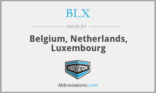BLX - Belgium, Netherlands, Luxembourg