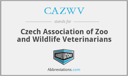 CAZWV - Czech Association of Zoo and Wildlife Veterinarians