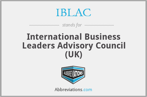 IBLAC - International Business Leaders Advisory Council (UK)