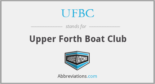 UFBC - Upper Forth Boat Club