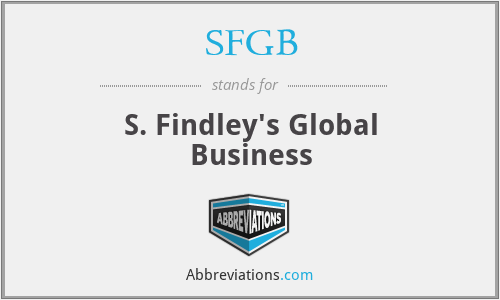 SFGB - S. Findley's Global Business