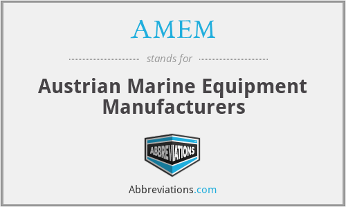 AMEM - Austrian Marine Equipment Manufacturers
