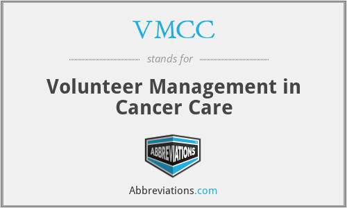 VMCC - Volunteer Management in Cancer Care