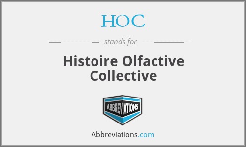 HOC - Histoire Olfactive Collective