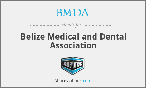BMDA - Belize Medical and Dental Association