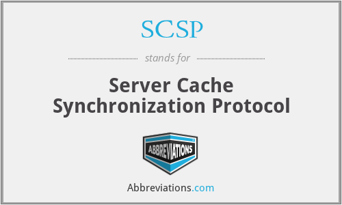SCSP - Server Cache Synchronization Protocol