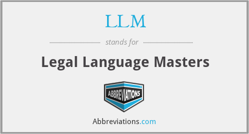 LLM - Legal Language Masters
