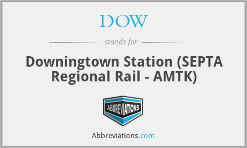 DOW - Downingtown Station (SEPTA Regional Rail - AMTK)