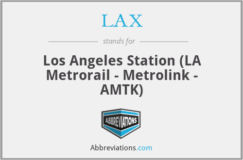 LAX - Los Angeles Station (LA Metrorail - Metrolink - AMTK)