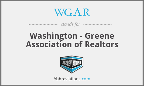 WGAR - Washington - Greene Association of Realtors
