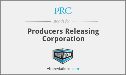 PRC - Producers Releasing Corporation