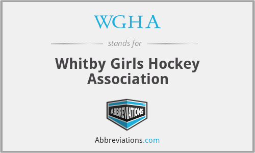 WGHA - Whitby Girls Hockey Association