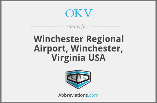OKV - Winchester Regional Airport, Winchester, Virginia USA
