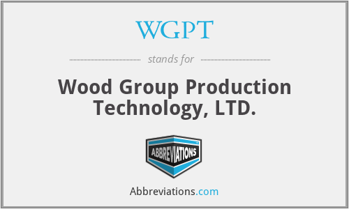 WGPT - Wood Group Production Technology, LTD.