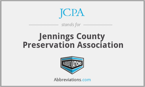 JCPA - Jennings County Preservation Association