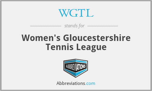 WGTL - Women's Gloucestershire Tennis League