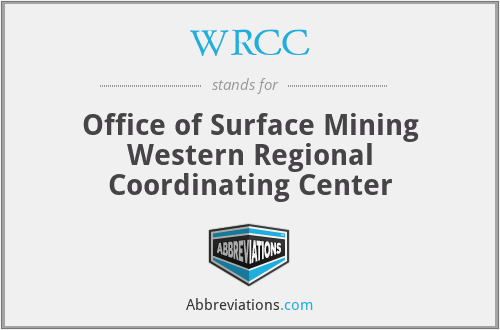 WRCC - Office of Surface Mining Western Regional Coordinating Center