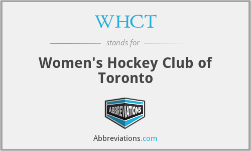 WHCT - Women's Hockey Club of Toronto