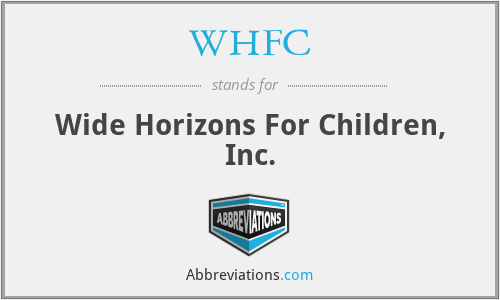 WHFC - Wide Horizons For Children, Inc.