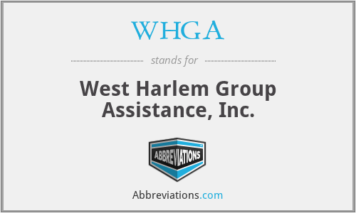 WHGA - West Harlem Group Assistance, Inc.