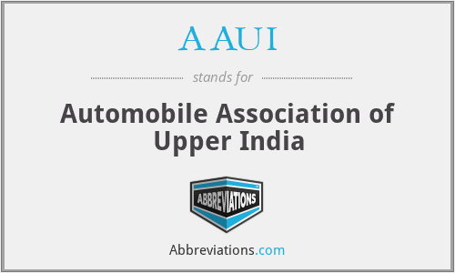 AAUI - Automobile Association of Upper India