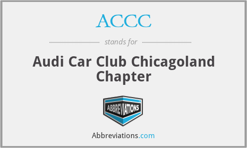 ACCC - Audi Car Club Chicagoland Chapter