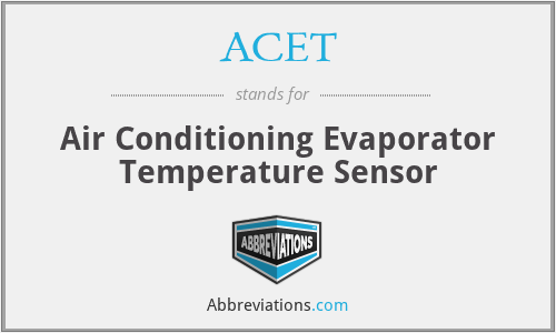 ACET - Air Conditioning Evaporator Temperature Sensor