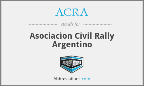 ACRA - Asociacion Civil Rally Argentino