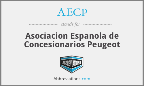 AECP - Asociacion Espanola de Concesionarios Peugeot