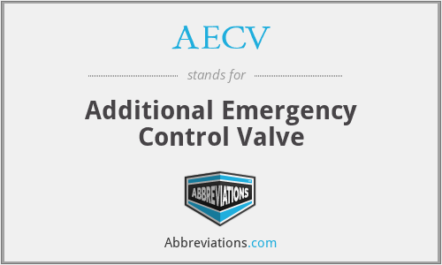 AECV - Additional Emergency Control Valve