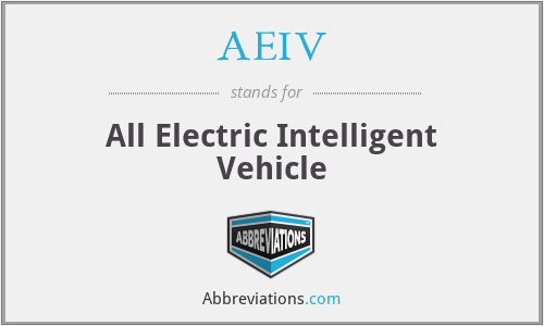 AEIV - All Electric Intelligent Vehicle