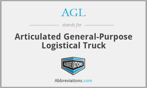 AGL - Articulated General-Purpose Logistical Truck