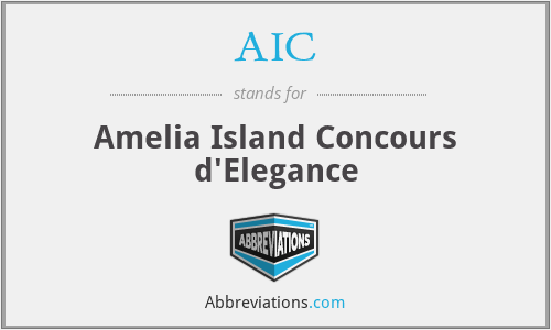 AIC - Amelia Island Concours d'Elegance
