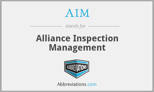 AIM - Alliance Inspection Management