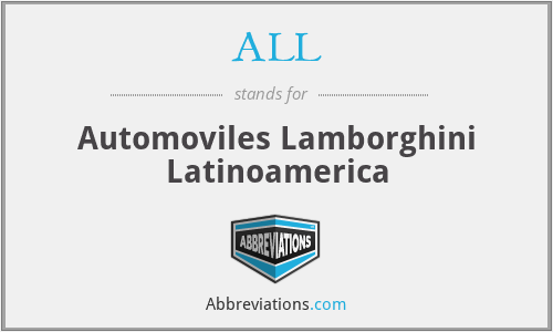 ALL - Automoviles Lamborghini Latinoamerica