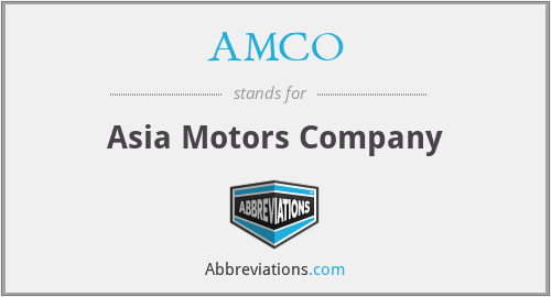 AMCO - Asia Motors Company