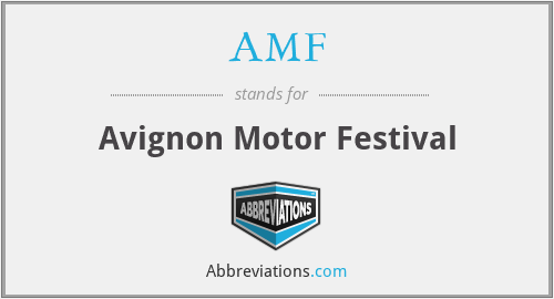 AMF - Avignon Motor Festival