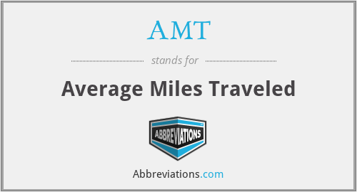 AMT - Average Miles Traveled
