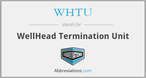 WHTU - WellHead Termination Unit
