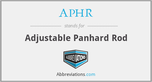 APHR - Adjustable Panhard Rod