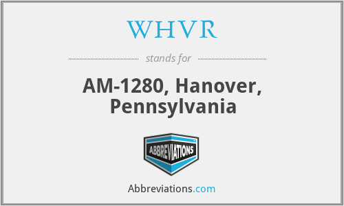 WHVR - AM-1280, Hanover, Pennsylvania